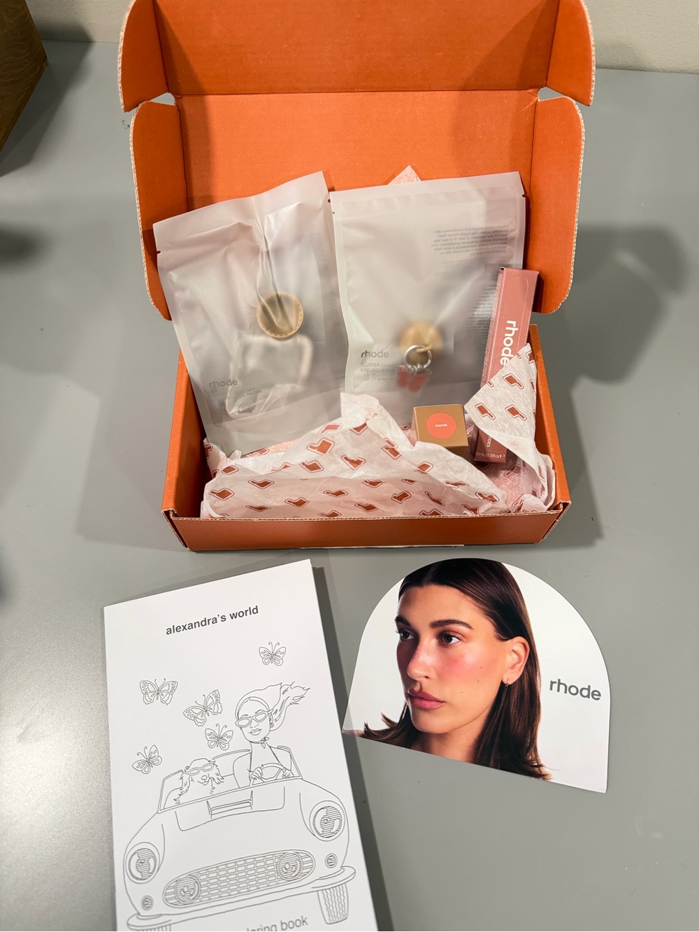 Rhode x Alexandra Leclerc set in Monet